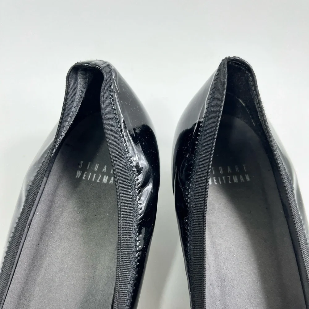 Stuart Weitzman Patent Leather Wedge Shoes - Picture 5 of 12